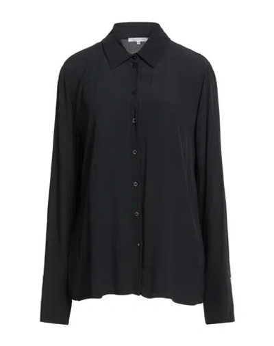 Patrizia Pepe Woman Shirt Black Size 10 Viscose