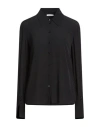Patrizia Pepe Woman Shirt Black Size 12 Viscose