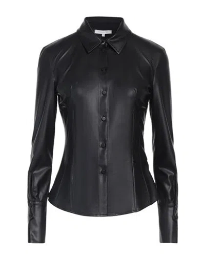 Patrizia Pepe Woman Shirt Black Size 8 Polyester, Elastane