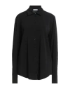 Patrizia Pepe Woman Shirt Black Size 8 Viscose