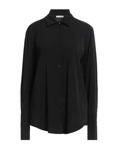 Patrizia Pepe Woman Shirt Black Size 8 Viscose