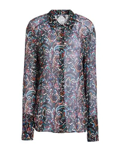 Patrizia Pepe Woman Shirt Black Size 8 Viscose