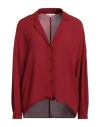 Patrizia Pepe Woman Shirt Brick Red Size 8 Viscose In Red