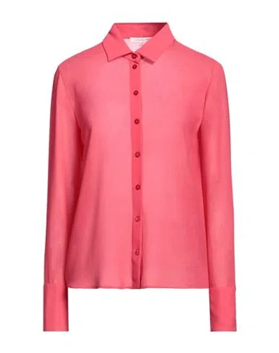 Patrizia Pepe Woman Shirt Coral Size 4 Polyester In Red