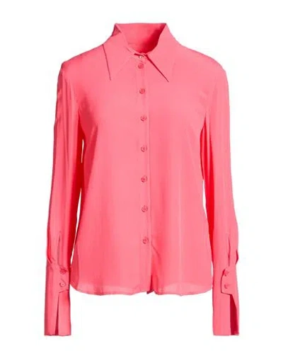Patrizia Pepe Woman Shirt Fuchsia Size 10 Viscose In Pink