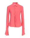 Patrizia Pepe Woman Shirt Fuchsia Size 4 Viscose In Pink