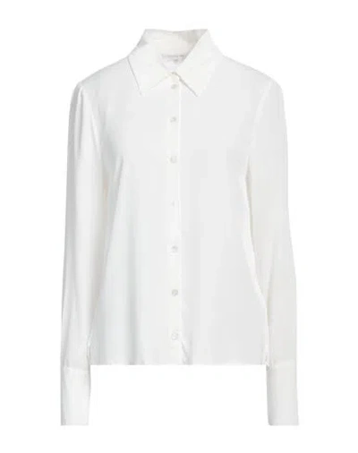 Patrizia Pepe Woman Shirt Ivory Size 6 Viscose In White