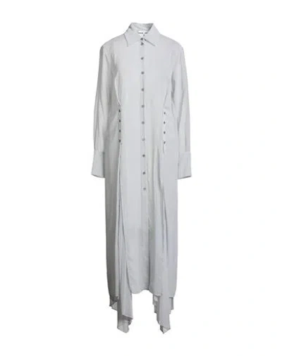 Patrizia Pepe Woman Shirt Light Grey Size 4 Polyester In Gray