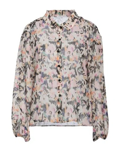 Patrizia Pepe Woman Shirt Light Pink Size 4 Polyester