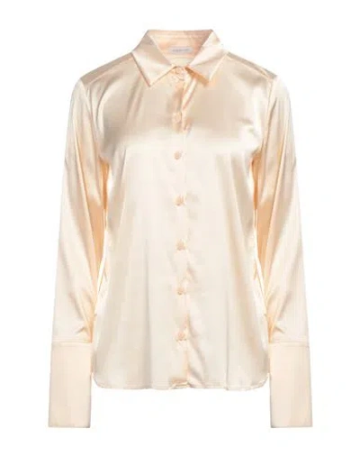 Patrizia Pepe Woman Shirt Light Pink Size 8 Viscose, Polyamide, Elastane