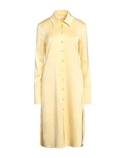 Patrizia Pepe Woman Shirt Pastel Yellow Size 10 Viscose, Elastane