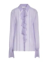 Patrizia Pepe Woman Shirt Lilac Size 6 Viscose In Purple
