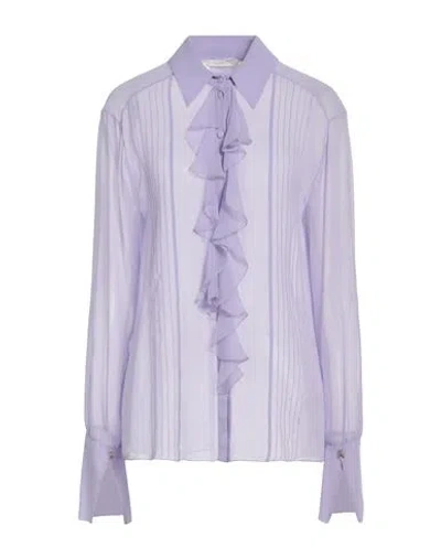Patrizia Pepe Woman Shirt Lilac Size 6 Viscose In Purple