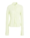 PATRIZIA PEPE PATRIZIA PEPE WOMAN SHIRT LIME GREEN SIZE 10 VISCOSE