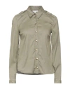Patrizia Pepe Woman Shirt Military Green Size 4 Lyocell, Elastane In Green