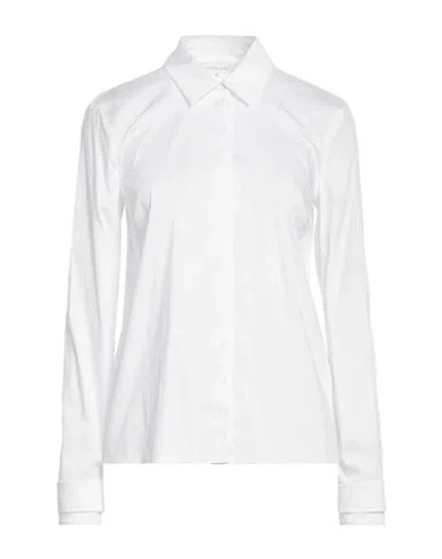 Patrizia Pepe Woman Shirt White Size 10 Cotton, Polyamide, Elastane