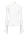 Patrizia Pepe Woman Shirt White Size 4 Viscose