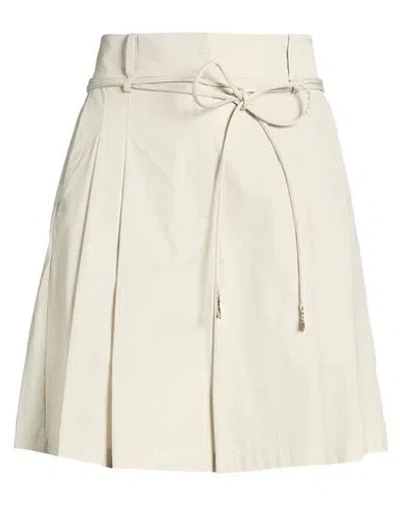 Patrizia Pepe Woman Shorts & Bermuda Shorts Beige Size 6 Cotton In Neutral