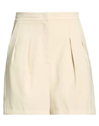 Patrizia Pepe Woman Shorts & Bermuda Shorts Beige Size 6 Polyester, Elastane In Neutral