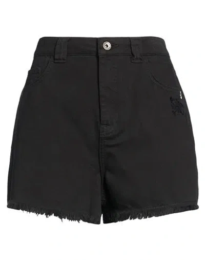 Patrizia Pepe Woman Shorts & Bermuda Shorts Black Size 28 Cotton