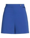 Patrizia Pepe Woman Shorts & Bermuda Shorts Blue Size 10 Polyester, Elastane In Blue