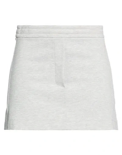 Patrizia Pepe Woman Shorts & Bermuda Shorts Light Grey Size 4 Viscose, Polyamide, Elastane In White