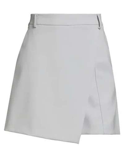 Patrizia Pepe Woman Shorts & Bermuda Shorts Light Grey Size 8 Polyester, Elastane In Gray