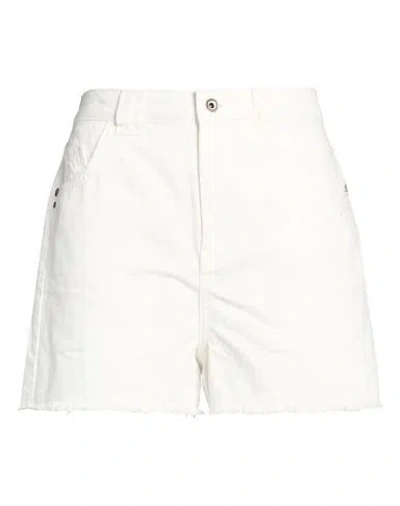 Patrizia Pepe Woman Shorts & Bermuda Shorts White Size 29 Cotton