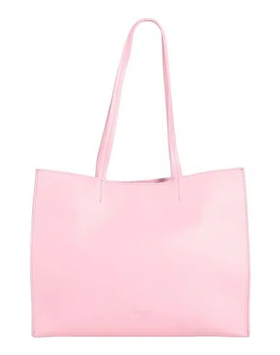 Patrizia Pepe Woman Shoulder Bag Pink Size - Leather