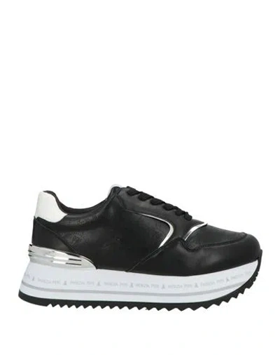 Patrizia Pepe Woman Sneakers Black Size 6 Synthetisches Material