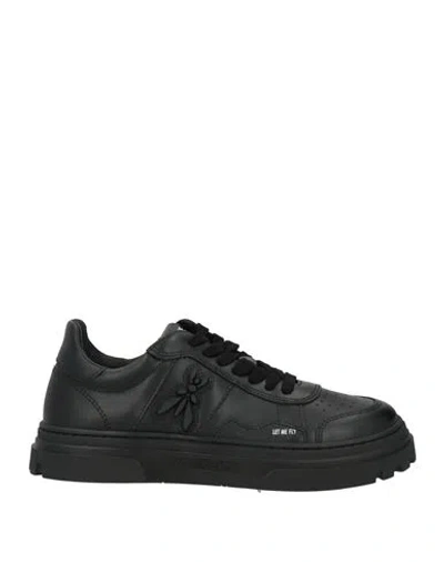 Patrizia Pepe Woman Sneakers Black Size 7 Leather