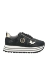 Patrizia Pepe Woman Sneakers Black Size 7 Textile Fibers