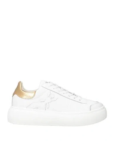 Patrizia Pepe Woman Sneakers White Size 5 Textile Fibers