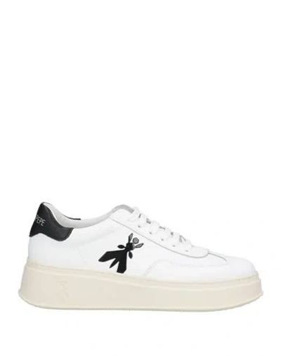 Patrizia Pepe Woman Sneakers White Size 6 Calfskin