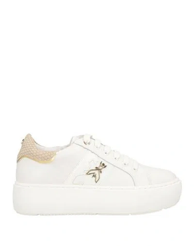 Patrizia Pepe Woman Sneakers White Size 6 Leather