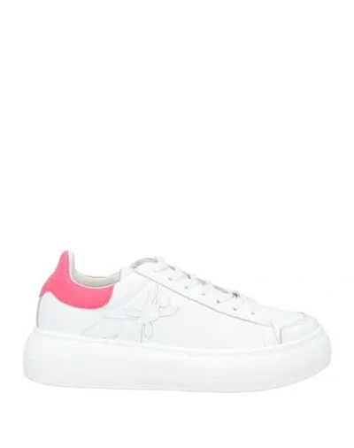 Patrizia Pepe Woman Sneakers White Size 7 Polyamide, Polyurethane