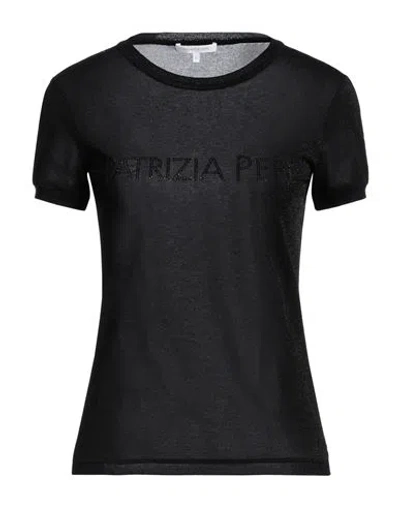 Patrizia Pepe Woman Sweater Black Size 0 Viscose, Polyester, Polyamide, Elastane