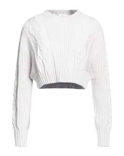 Patrizia Pepe Woman Sweater Light Grey Size 1 Viscose, Polyester, Polyamide In White