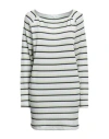 Patrizia Pepe Woman Sweater Off White Size 2 Viscose, Polyamide In Off White