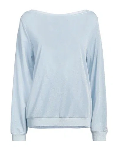Patrizia Pepe Woman Sweater Sky Blue Size 3 Viscose, Polyester, Polyamide, Elastane