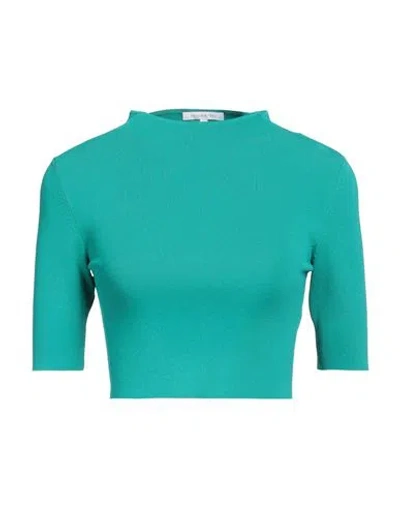 Patrizia Pepe Woman Sweater Turquoise Size 2 Viscose, Polyamide In Blue