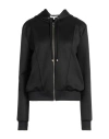 Patrizia Pepe Woman Sweatshirt Black Size 0 Polyester, Elastane
