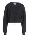 Patrizia Pepe Woman Sweatshirt Black Size 1 Polyamide, Cotton, Elastane