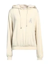 Patrizia Pepe Woman Sweatshirt Ivory Size 1 Viscose, Elastane, Glass In White