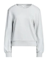 Patrizia Pepe Woman Sweatshirt Light Grey Size 3 Cotton In Grey