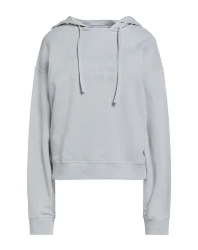 Patrizia Pepe Woman Sweatshirt Light Grey Size 3 Cotton In Gray