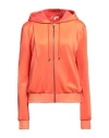Patrizia Pepe Woman Sweatshirt Orange Size 2 Polyester, Elastane