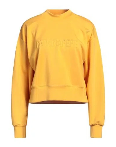 Patrizia Pepe Woman Sweatshirt Yellow Size 0 Modal, Polyester, Elastane