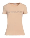 Patrizia Pepe Woman T-shirt Beige Size 1 Viscose, Elastane
