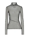 Patrizia Pepe Woman T-shirt Black Size 3 Polyamide, Elastane In Black